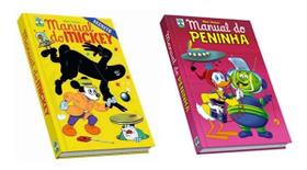 Kit Manual do Mickey & Manual do Peninha Disney Edição de Colecionador Capa Dura