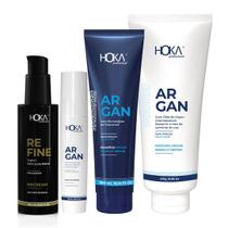 Kit manutenção capilar argan home bbcream 11 em 1 hoka