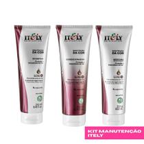 Kit Manutenção da Cor Itely: Shampoo, Condicionador e Máscara Kit Manutenção da Cor Itely: Shampoo, Condicionador e Máscara