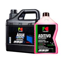 Kit Manutenção de Arrefecimento - 2 Água Desmi. 5l + 4 Aditivo Conc. Org. Long Life KOUBE Kit Manutenção de Arrefecimento - 2 Água Desmi. 5l + 4 Aditivo Conc. Org. Long Life KOUBE