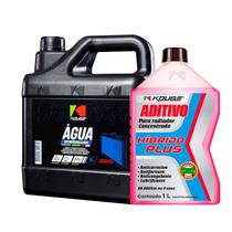 Kit Manutenção de Arrefecimento - Água 5l + 4 Aditivo Conc. Híbrido Plus Rosa 1l KOUBE Kit Manutenção de Arrefecimento - Água 5l + 4 Aditivo Conc. Híbrido Plus Rosa 1l KOUBE