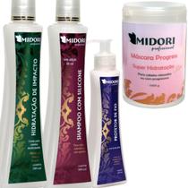 Kit Manutenção e Máscara Progress 1kg Midori Profissional