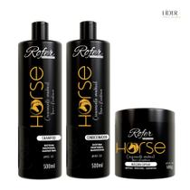 Kit Manutenção Horse Rofer Profissional 3x500ml
