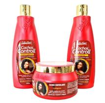 Kit Manutenção Life Hair Cachos Controll 3x500gr