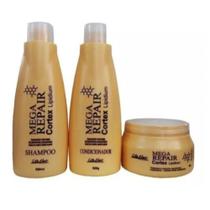 Kit Manutencao Mega Repair Cortex Lipidium Life Hair 500g