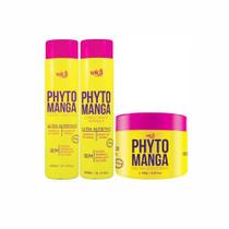Kit Manutenção Phyto Manga Shampoo Condicionador E Máscara
