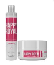 Kit Manutenção Profissional Happy Royal 300gm (cabelos alinhados em 1 Minuto) - Semélle Hair