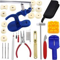 Kit manutenção reparo relógios prensa + estojo ferramentas Kit manutenção reparo relógios prensa + estojo ferramentas