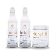 Kit Manutenção Shampoo, condicionador e máscara Mandioca Kit Manutenção Shampoo, condicionador e máscara Mandioca