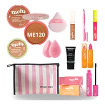 Kit Maquiagem Adolescente Teen Melu Ruby Rose Com Necessaire Hello Mini HM1004