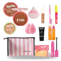 Kit Maquiagem Adolescente Teen Melu Ruby Rose Com Necessaire Hello Mini HM1004