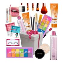 Kit Maquiagem Combo Caixa Make Para Presente Mega