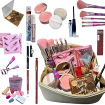Kit Maquiagem Completo 26 Itens Premium Presente Feminino