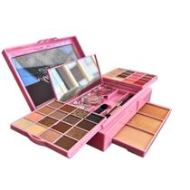 Kit Maquiagem Completo 42 Itens Presente Infantil Blush Pincel Sombra