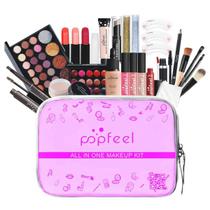 Kit Maquiagem Completo Necessaire Paleta Ruby Rose Essencial
