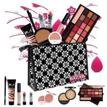 Kit Maquiagem Completo Paleta Base e Muito Mais BZKT10 - Pele Negra