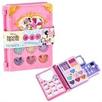 Kit Maquiagem De Sombra Brilho Blush Batom Diário Da Minnie Disney Rosa Menina Feminino Fenzza Kit Maquiagem De Sombra Brilho Blush Batom Diário Da Minnie Disney Rosa Menina Feminino Fenzza