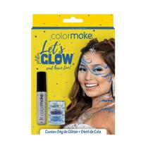 Kit Maquiagem Glitter E Cola Let's Glow Carnaval - Colormake Kit Maquiagem Glitter E Cola Let's Glow Carnaval - Colormake