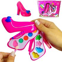 Kit Maquiagem Infantil Batom Anti-alérgico Brinquedo Menina Kit Maquiagem Infantil Batom Anti-alérgico Brinquedo Menina