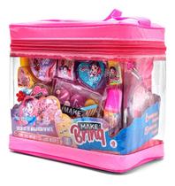 Kit Maquiagem Infantil Bolsa Maleta Sombra Polibrinq MK03