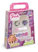Kit Maquiagem Infantil Com Sombra - Meu Estilo - Brink Model Kit Maquiagem Infantil Com Sombra - Meu Estilo - Brink Model