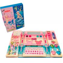 Kit Maquiagem Infantil Diy Pulseiras e unhas C/101 pçs