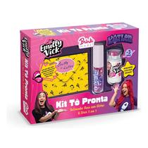 Kit Maquiagem Infantil Glitter Emilly Vick Kit To Pronta