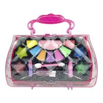 Kit Maquiagem Infantil Makebrinq Com Estojo Polibrinq Mk06