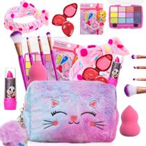 Kit Maquiagem Infantil Maleta + Batom , Sombra Pincel Brilho IG165