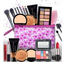 Kit Maquiagem Pincel Completo Bella Femme Grandes Marcas