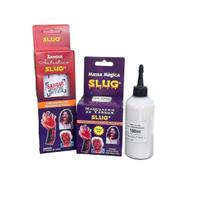 Kit Maquiagem Terror Slug Massa 200 Gr + Sangue+ Látex 100Ml