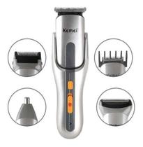 Kit Maquina Cortar Cabelo Depilador Shaver Unissex 8 Em 1