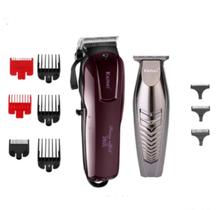 Kit Maquina Cortar Cabelo Kemei 2600 E Acabamento Kemei 2712