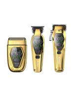Kit Máquina de Cortar Cabelo Profissional Kemei Máq.Acabamento Shaver KM 8551
