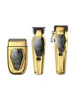 Kit Máquina de Cortar Cabelo Profissional Kemei Máq.Acabamento Shaver KM 8551