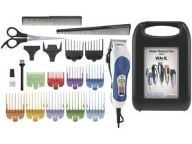 Kit Máquina de Cortar Cabelo Wahl Clipper - Color Pro 10 Níveis de Altura 1 Velocidade Kit Máquina de Cortar Cabelo Wahl Clipper - Color Pro 10 Níveis de Altura 1 Velocidade