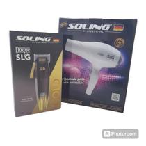 Kit Maquina De corte Soling Gold + Secador Soling