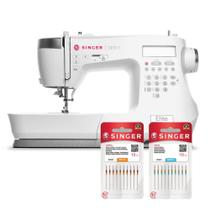 Kit Máquina de Costura CE677 e Blisters de Agulhas Bivolt