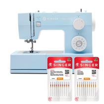 Kit Máquina de Costura Facilita Pro Blue 4423 e Blister de Agulhas Kit Máquina de Costura Facilita Pro Blue 4423 e Blister de Agulhas