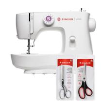 Kit Máquina de Costura M1605 + Tesoura 8" Tecido e Tesoura Multiuso Preta Kit Máquina de Costura M1605 + Tesoura 8" Tecido e Tesoura Multiuso Preta