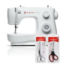 Kit Máquina de Costura M2405 + Tesoura 8" Tecido e Tesoura Multiuso Preta Kit Máquina de Costura M2405 + Tesoura 8" Tecido e Tesoura Multiuso Preta
