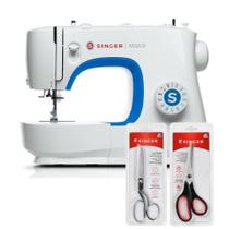 Kit Máquina de Costura M3205 + Tesoura 8" Tecido e Tesoura Multiuso Preta Kit Máquina de Costura M3205 + Tesoura 8" Tecido e Tesoura Multiuso Preta