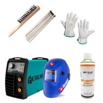 Kit Máquina de Solda Inversora EASY 140 220v Balmer com Acessórios