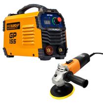 KIT Máquina de Solda Inversora GP 155A 127V e Esmerilhadeira 720W 127V Pró Euro KIT Máquina de Solda Inversora GP 155A 127V e Esmerilhadeira 720W 127V Pró Euro
