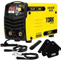 Kit Maquina De Solda Inversora Mma Com 2 Esquadros Magnetico 12kg Kit Maquina De Solda Inversora Mma Com 2 Esquadros Magnetico 12kg