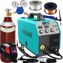 Kit Maquina De Solda Inversora Multiprocesso Balmer Bivolt Mig 160 Tig Mma Cilindro Tocha Masc Kit Maquina De Solda Inversora Multiprocesso Balmer Bivolt Mig 160 Tig Mma Cilindro Tocha Masc