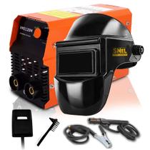 Kit Máquina de Solda Inversora Vmi120 220v Com Máscara de Solda