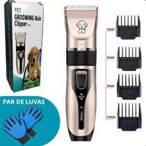 KIT Máquina de tosa PET com alicate + Par de Luvas Tira Pêlos ajustável KIT Máquina de tosa PET com alicate + Par de Luvas Tira Pêlos ajustável