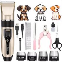 Kit Máquina de Tosa Pet - Lixa e Alicate Profissionais Pet Shop Kit Máquina de Tosa Pet - Lixa e Alicate Profissionais Pet Shop