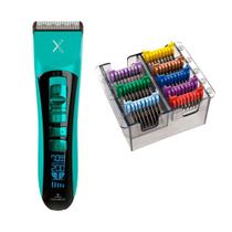 Kit Máquina de Tosa PRO X Sem Fio Propetz + Adaptador Aço Original